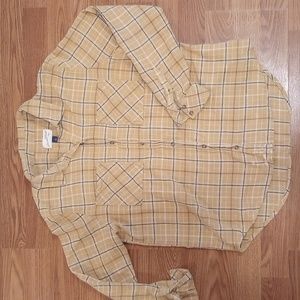 Universal Thread Shirt Size Medium Long Sleeve Plaid Button Down Cotton
